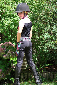Rainbow checkers tights