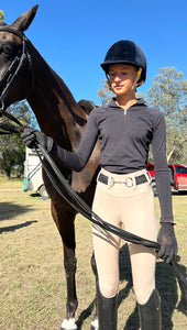 Cream competition tights