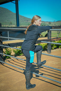 Sky blue tights