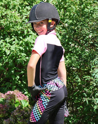 Rainbow checkers tights