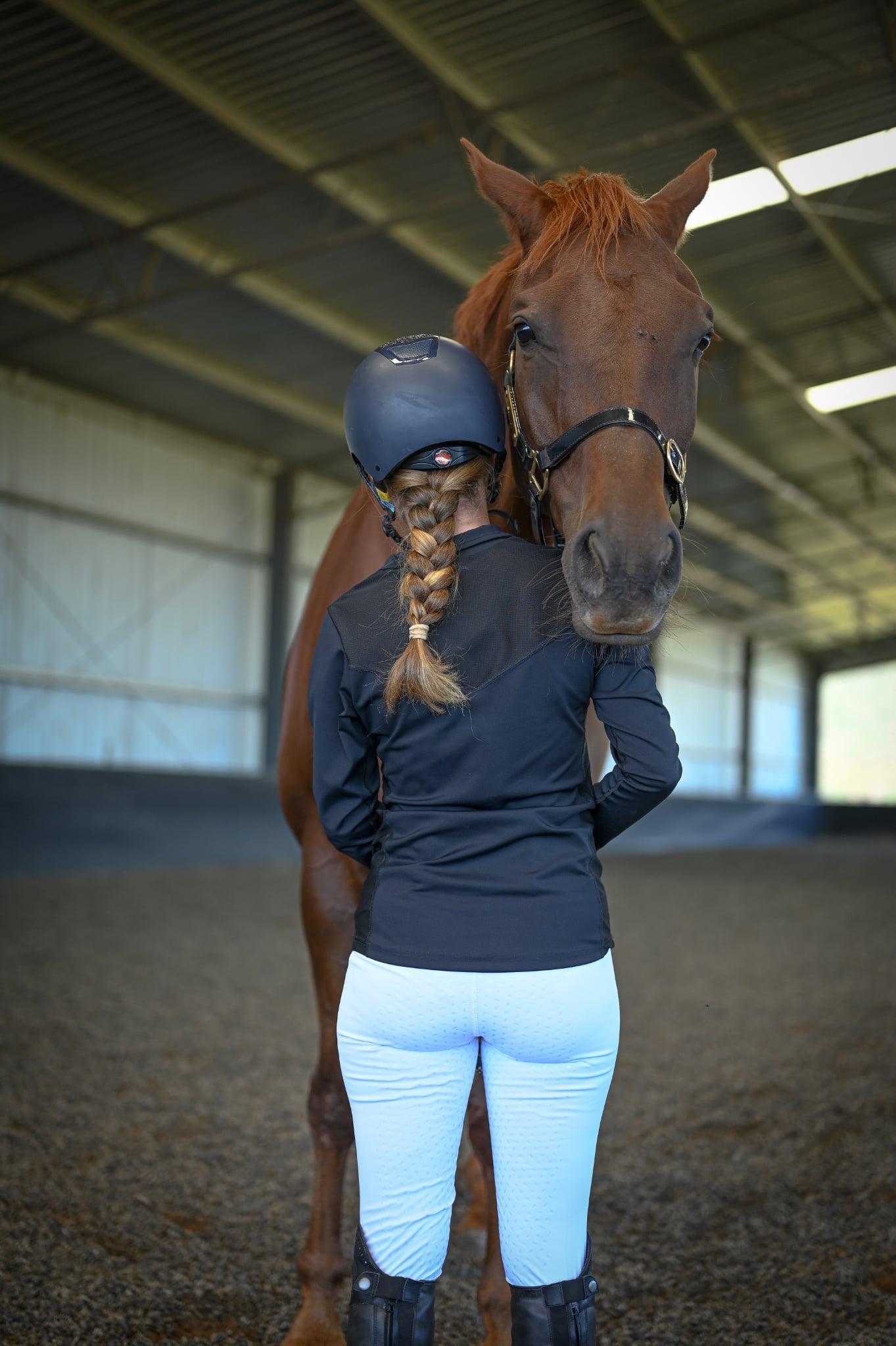 White competition tights