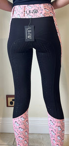 Pink unicorn tights