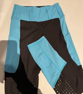 Sky blue tights