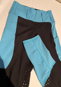 Sky blue tights