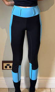 Sky blue tights
