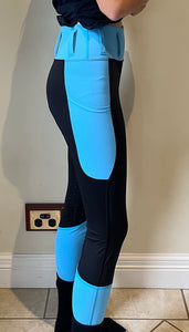 Sky blue tights