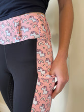 Load image into Gallery viewer, Pink unicorn tights
